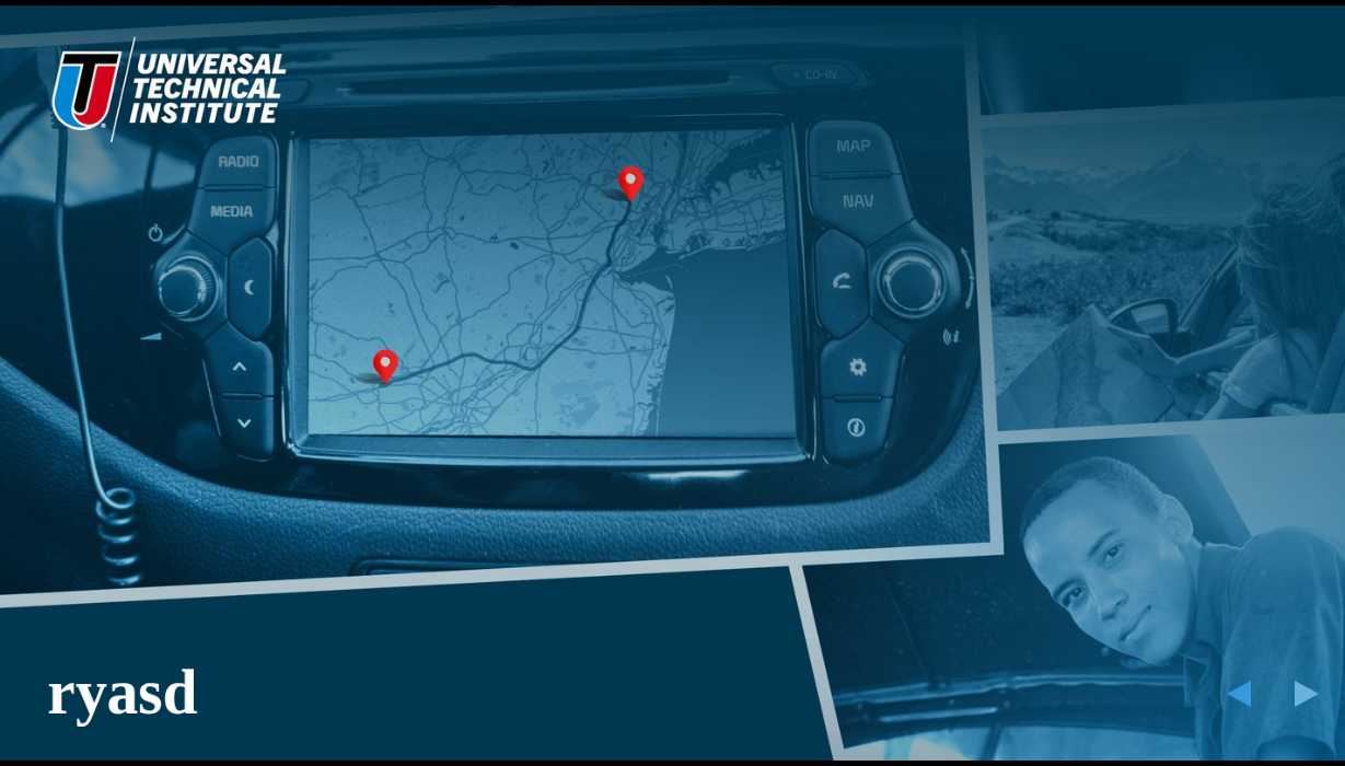 PrezHub slide showing modern vehicle navigation dashboard